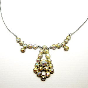 VINTAGE SPARKLING bib necklace