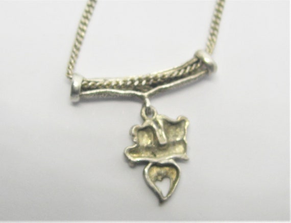 Sterling silver pendant Two little bears in love - image 6