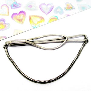 Sterling SILVER TIE CLIP vintage, gift for him