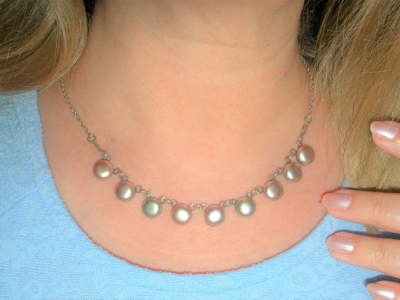 Collier plastron en perles tressées style choker pas cher