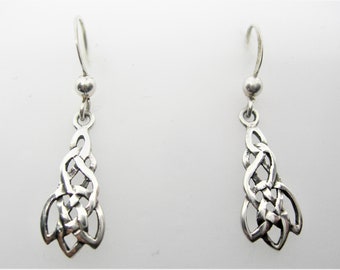 Celtic sterling silver earrings