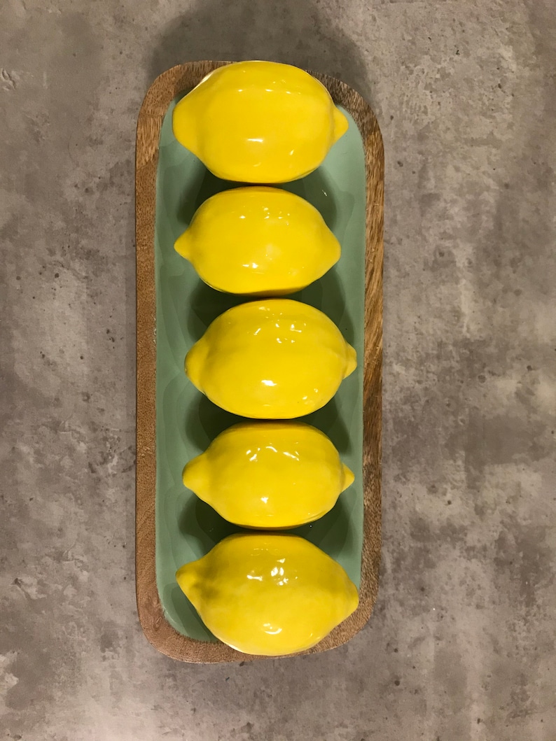 Limón de cerámica