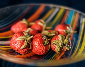 Ceramic strawberry 3d