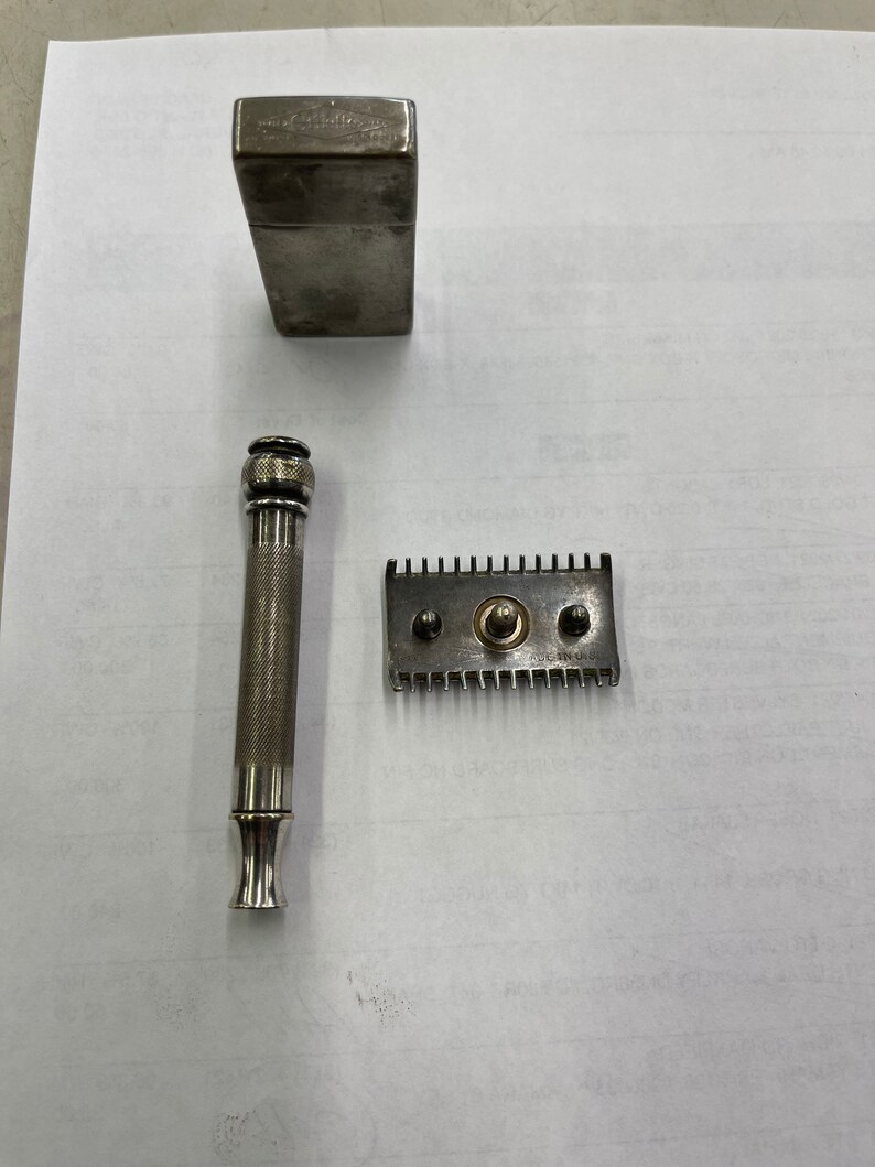 Antique Shaving Kit Etsy