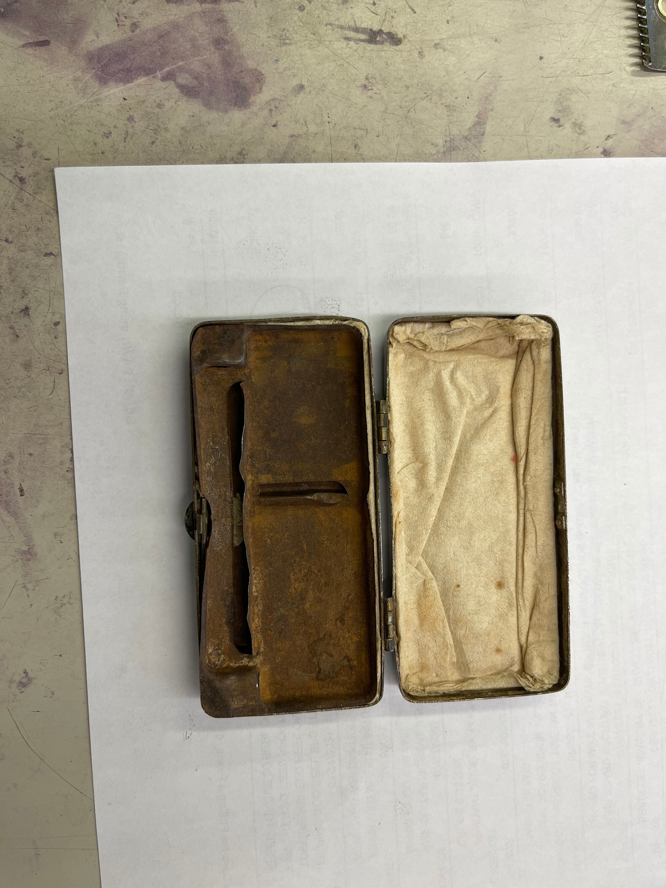 Antique Shaving Kit Etsy