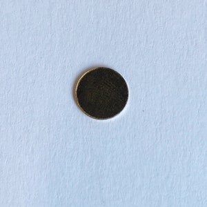 14K gold filled stamping blank discs, 3/8 disc, blank discs, stamping disc, 14K gold filled, jewelry supply discs, 1 dollar each