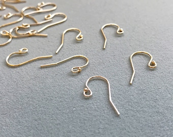 Alambre para aretes relleno de oro de 14 quilates con bola, el mejor precio.