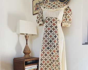 Vintage Gunne Sax stijl jurk