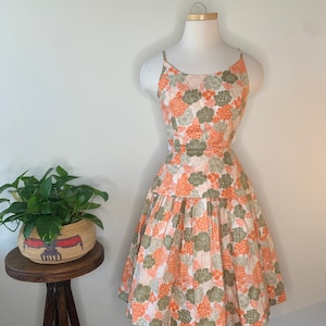1970’s Homemade Floral Cotton Set