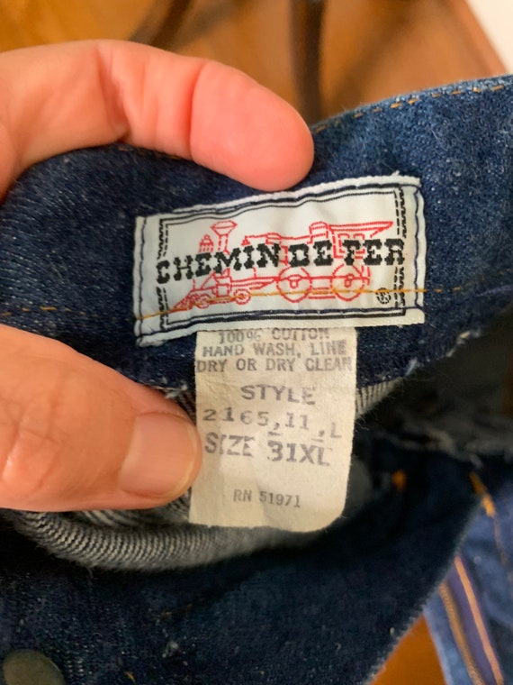 Vintage 70’s “Chemin De Fer” Jeans - Gem