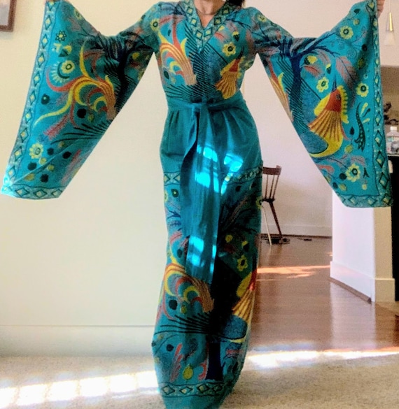 Vintage 1970's Escalera Boho Dress