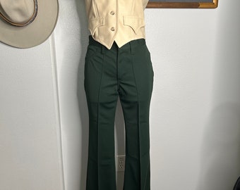 Pantalones de campana vintage de poliéster "Lee"