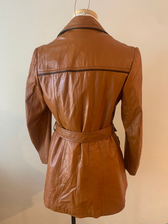 Vintage 70’s Leather Coat - image 2