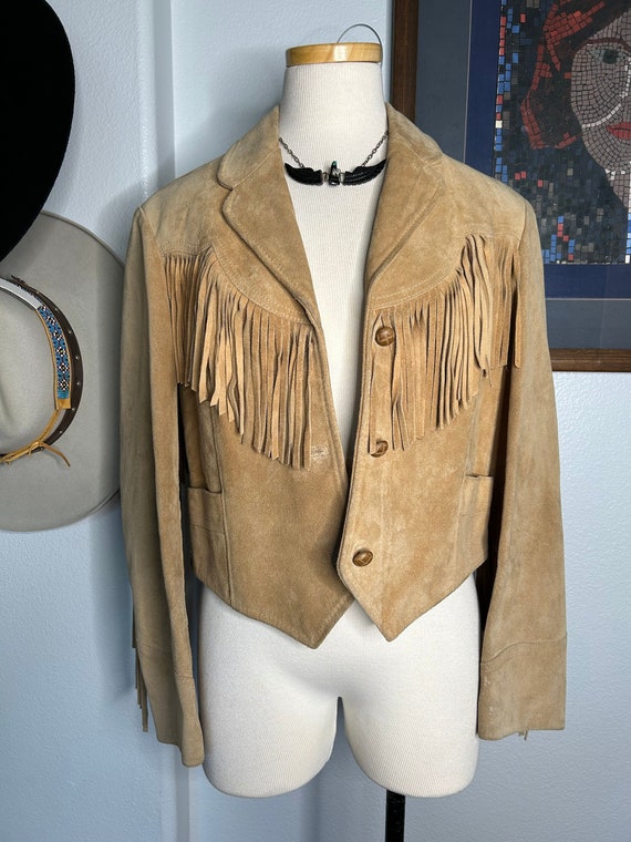 Vintage Pioneer Wear Fringe Coat