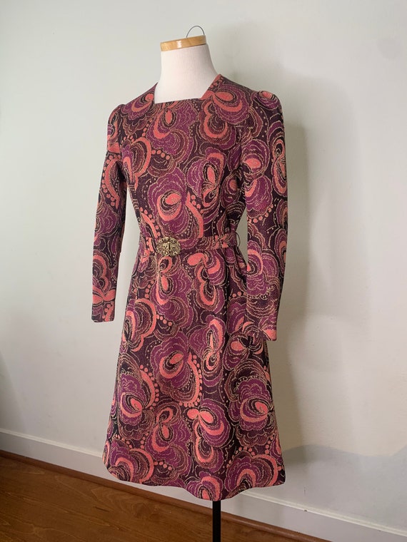 Vintage 60’s Dress with Amazing Belt