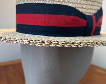 Vintage Boater Hat