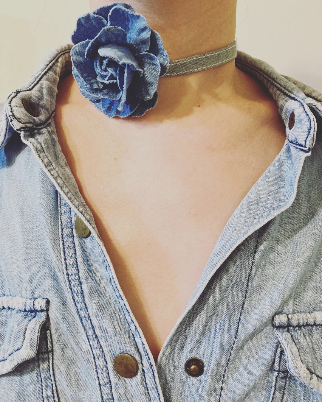 Jens イェンス BLUE GLASS MOTIF CHOKERS 24AW il_1080xN.4915285167_lfgp.jpg