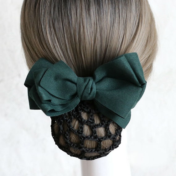 hair barrette with net