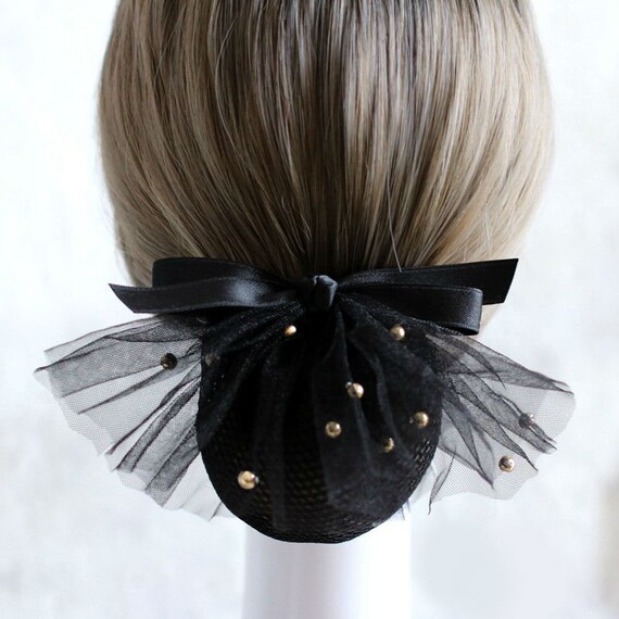 hair barrette with net
