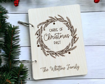 Kerstkaarthouder | Kaarten van afgelopen kerst | Kaarthouder | Houten kaartbinder