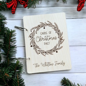 Kerstkaarthouder | Kaarten van afgelopen kerst | Kaarthouder | Houten kaartbinder