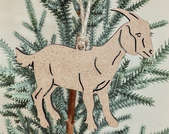 Geitornament | Nubische geit | Kerstornament | Boerderijornament | Boerderijdieren