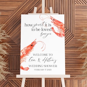 Shrimp Boil Welcome Sign | Bayou | Crawfish Boil Decorations | Shrimp Boil |  Party Decor | Digital Download | Editable Template