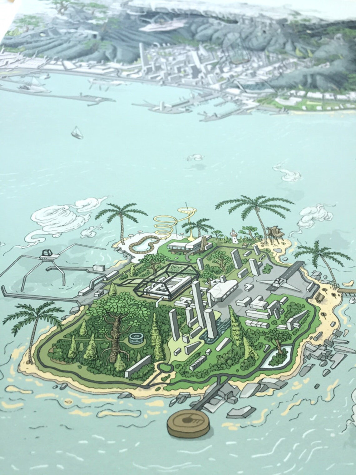 Cape Town 3000AD - Alternate Universe - Etsy