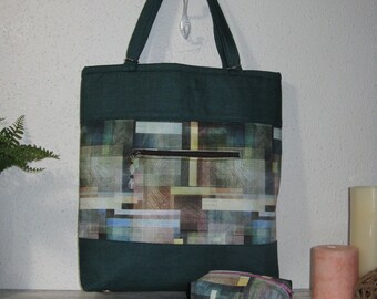 Green Plaid Bag