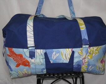 Overnight Blue Goldfish Bag