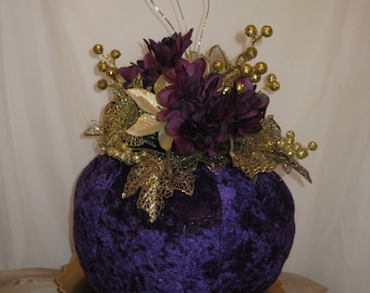 Centerpiece Purple Gold