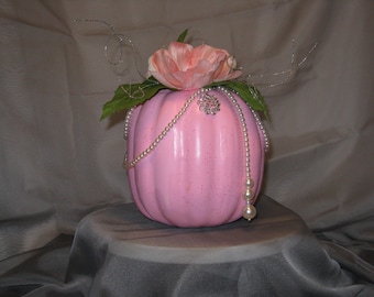 Faux Floral Pumpkin Pearls