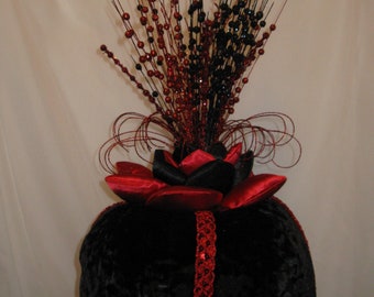 Centerpiece Black Red