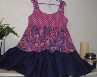 girls sundress butterfly