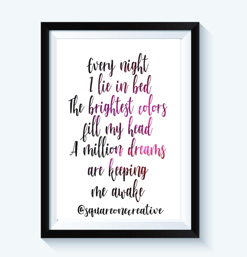 a million dreams lyrics a million dreams lyrics