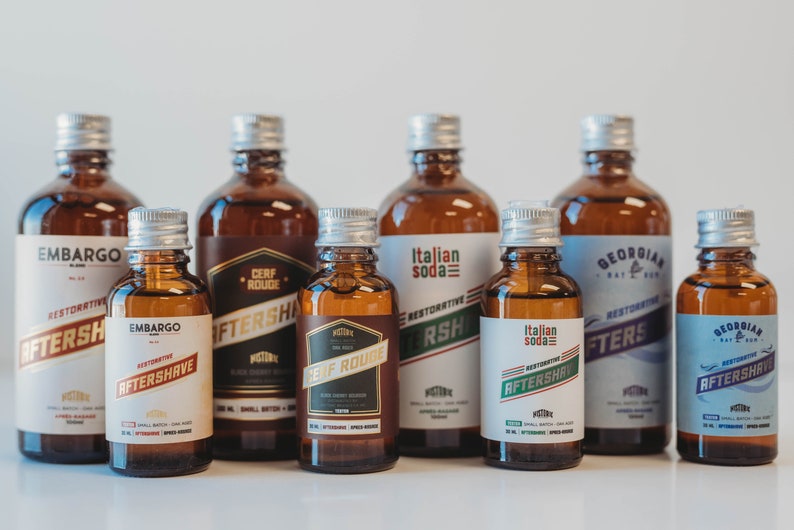 Mini Aftershaves Tester Variety Pack, Aftershave, Wet Shaving, Barbers