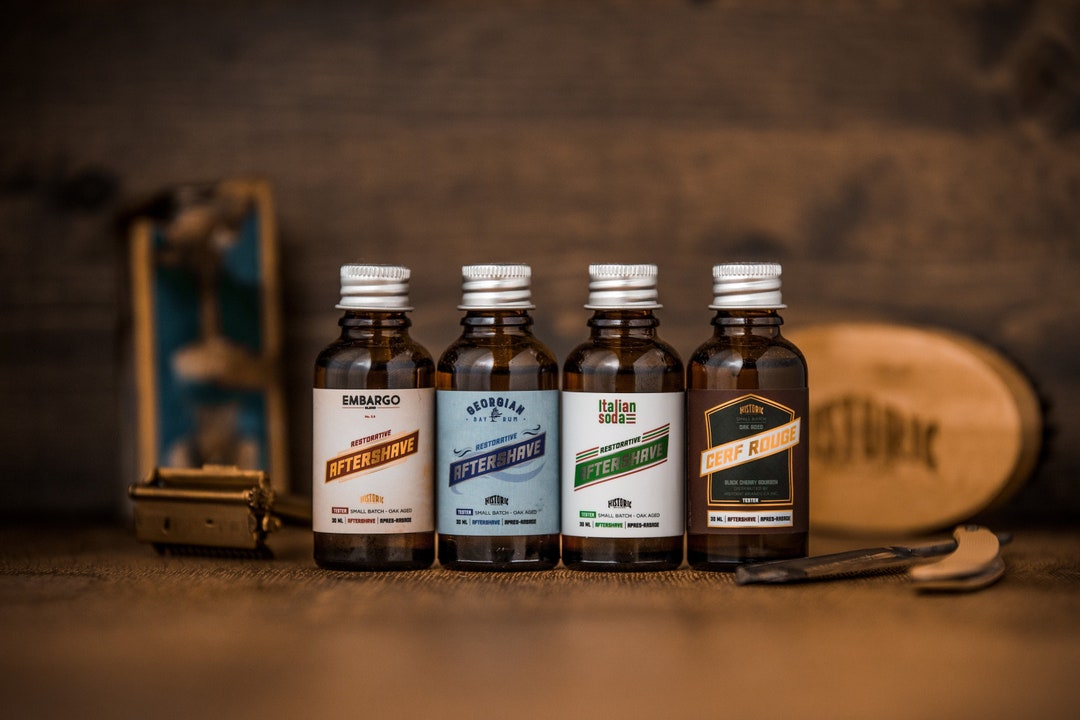 Mini Aftershaves Tester Variety Pack, Aftershave, Wet Shaving, Barbers Choice, Gifts for Men