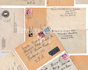 Envelope Ephemera | Instant Download | Printable