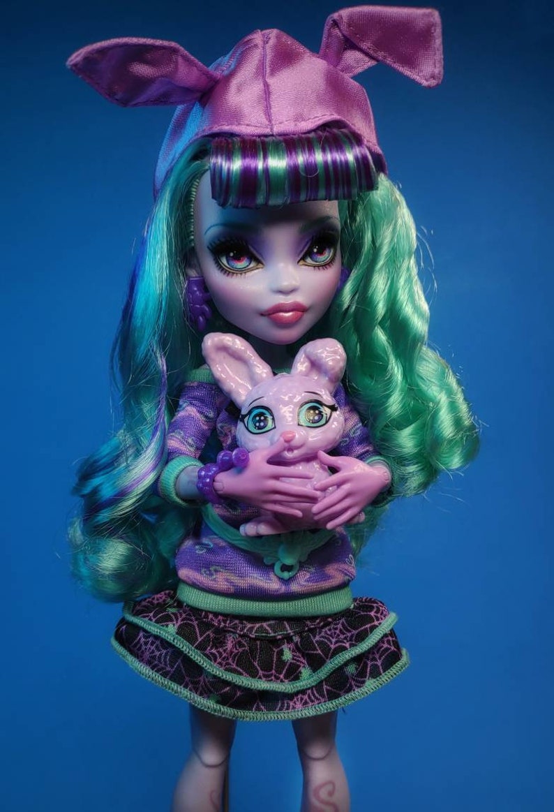 OOAK Custom Monster High Doll Repaint Twyla G3 Ever After Etsy