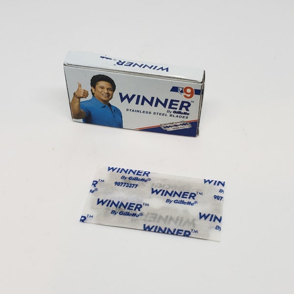 Gillette Winner (Stainless) Double Edge Safety Razor Blades