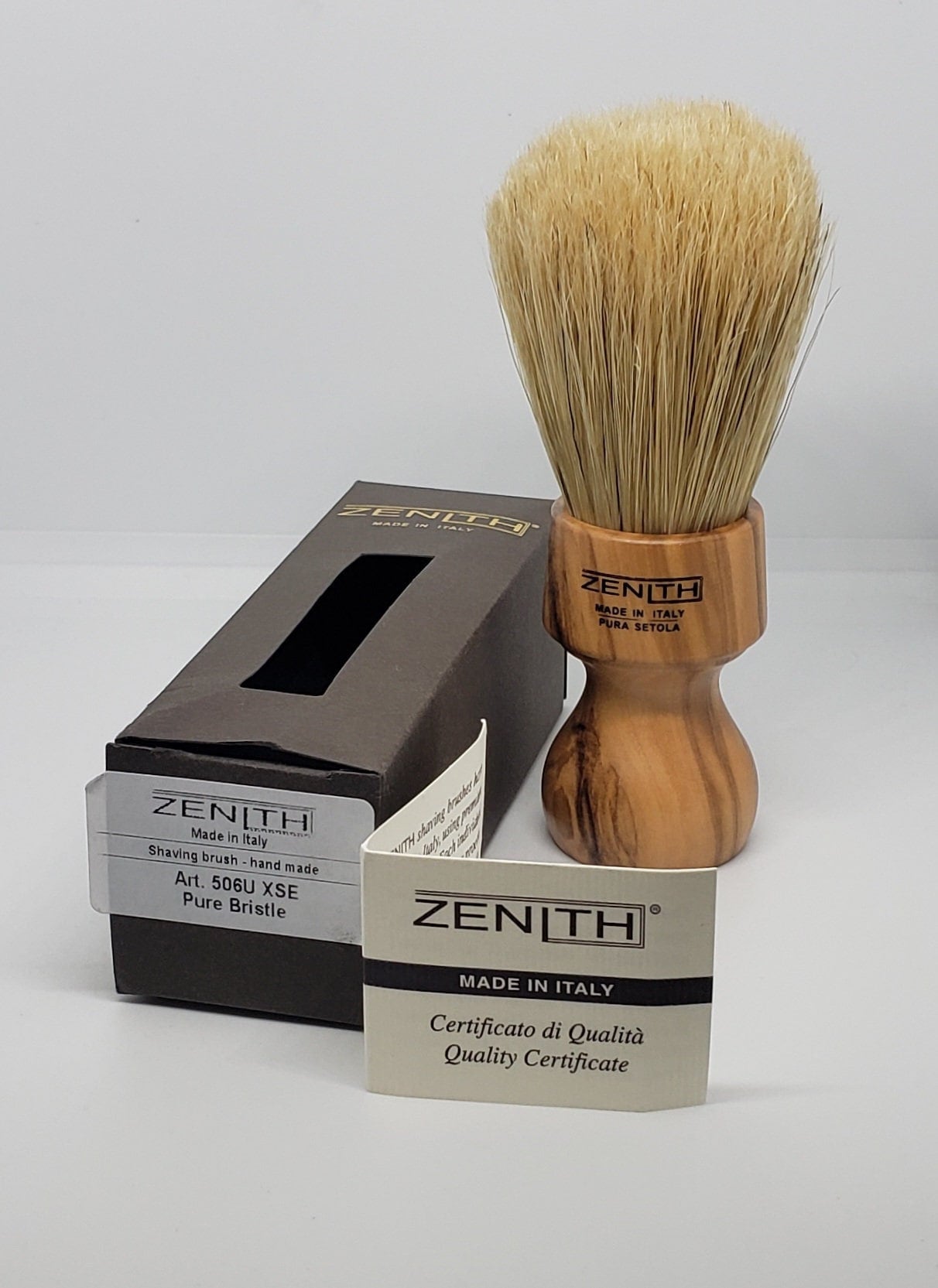 Zenith Unbleached Boar Bristle Olive Wood Handle 506U XSE - Etsy