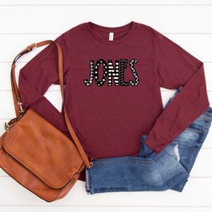 Long Sleeve Custom School Spirit Wear