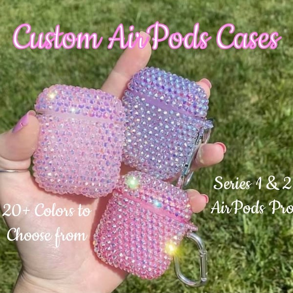 Rhinestoned Apple AirPods Case (Series 1, 2, Pro)