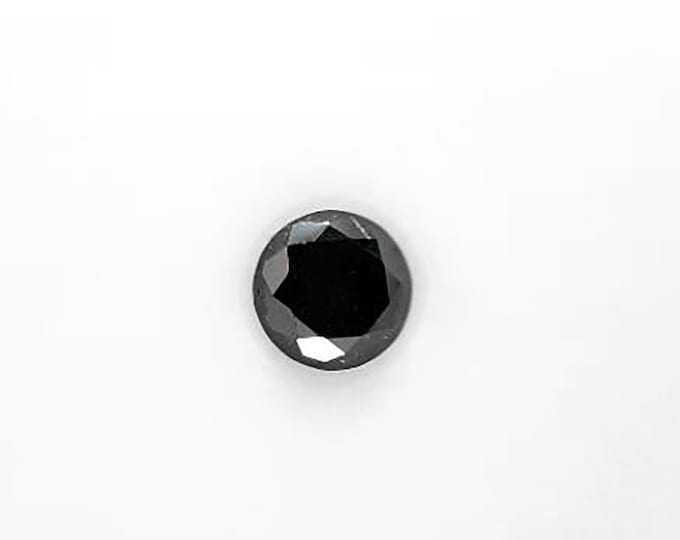 Natural Black diamond, brilliant cut, from 4,00 to 4,10 mm.