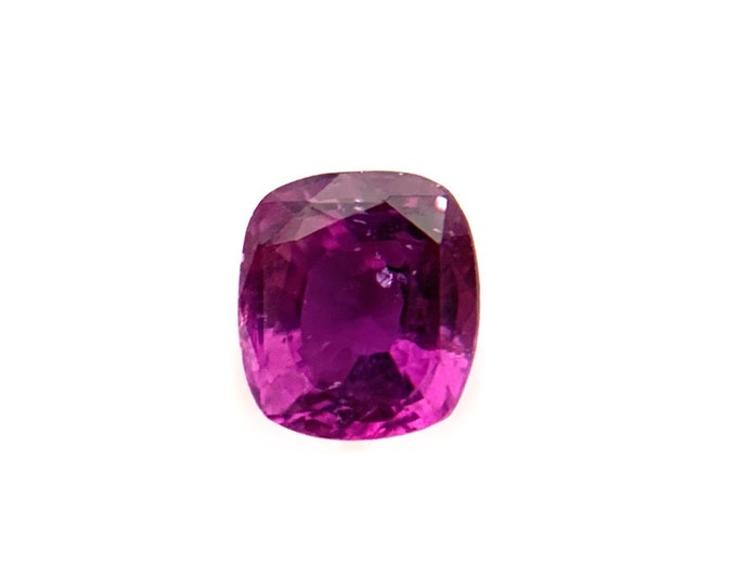 Natural Purple Pink Sapphire, cushion shape, 1.63 CT