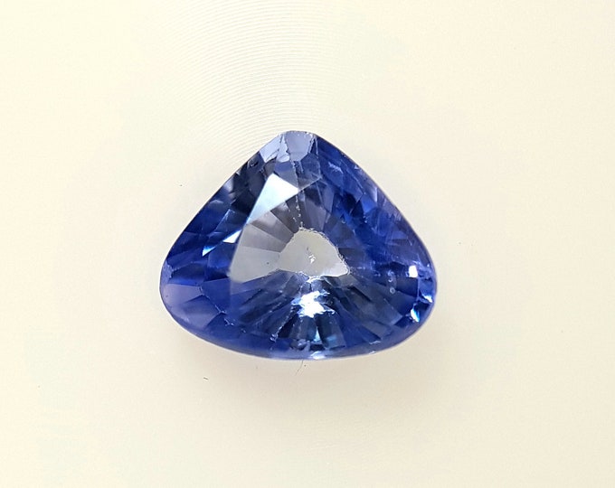 Natural light blue Sapphire, ct.0,71, no treatment, no heated, Trillon 5,96x4,97 mm.