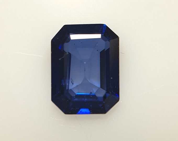 Natural Sapphire Royal blue octagonal 8x6 mm