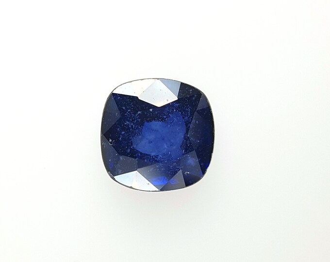 Natural Sapphire Royal blue cushion 6x6 mm