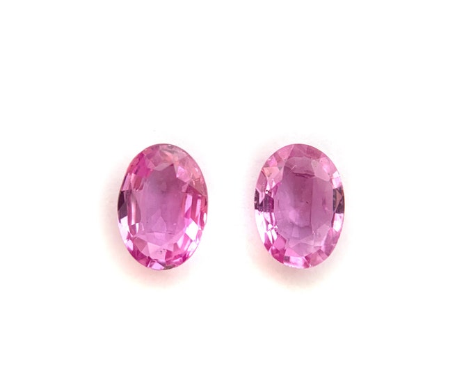 Natural Pink Sapphire,Oval shape, 7X5MM.
