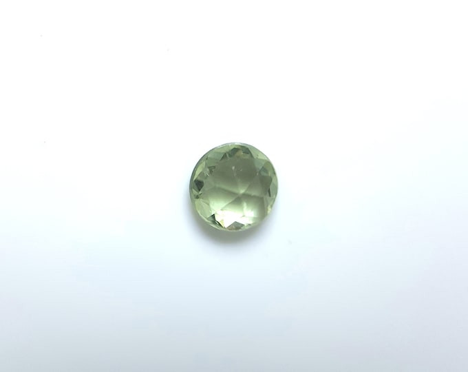 Natural Green Sapphire, round 3 mm., rosecut